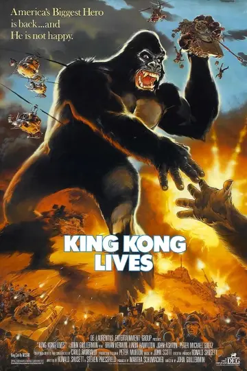 Poster to the movie "King Kong Lives" #133787