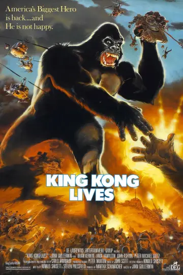 Poster to the movie "King Kong Lives" #972639