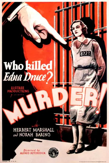 Poster to the movie "Murder!" #1103009