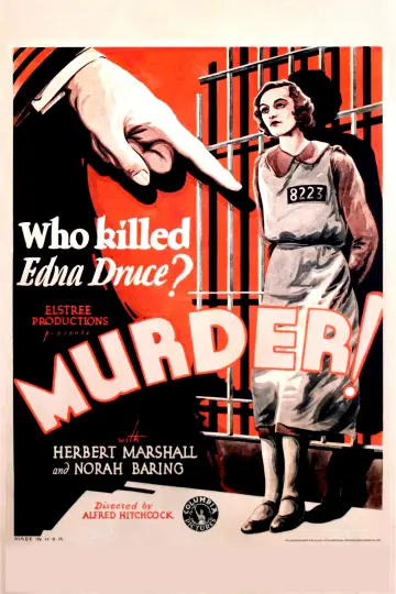 Poster to the movie "Murder!" #1103010