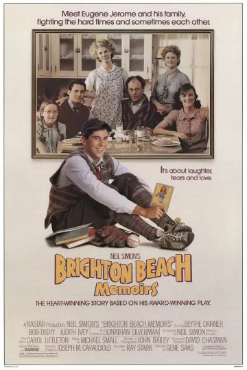Poster to the movie "Brighton Beach Memoirs" #1577091