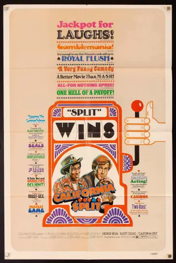 Poster to the movie "California Split" #1649835