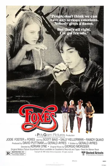 Poster to the movie "Foxes" #1103119