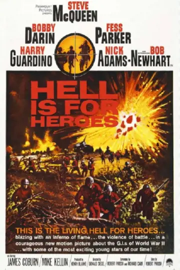 Poster to the movie "Hell Is for Heroes" #1063728
