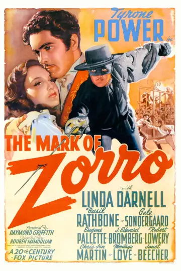 Poster to the movie "The Mark of Zorro" #1039119