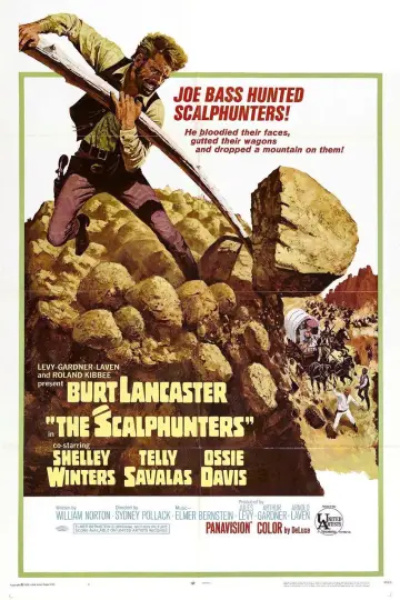 Poster to the movie "The Scalphunters" #1081029