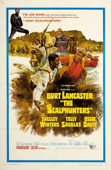 Poster to the movie "The Scalphunters" #1081034