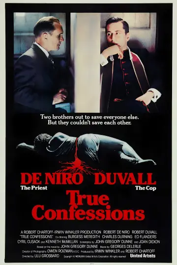 Poster to the movie "True Confessions" #1069723