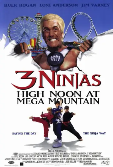 Poster to the movie "3 Ninjas: High Noon at Mega Mountain" #1034912