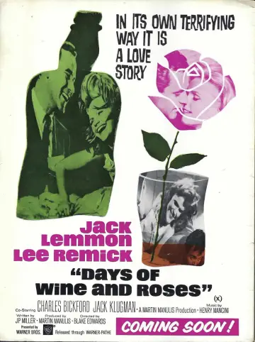 Poster to the movie "Days of Wine and Roses" #1568817