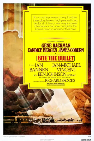 Poster to the movie "Bite the Bullet" #1030147