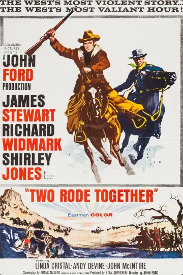 Poster to the movie "Two Rode Together" #1052106