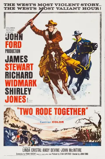 Poster to the movie "Two Rode Together" #1052107