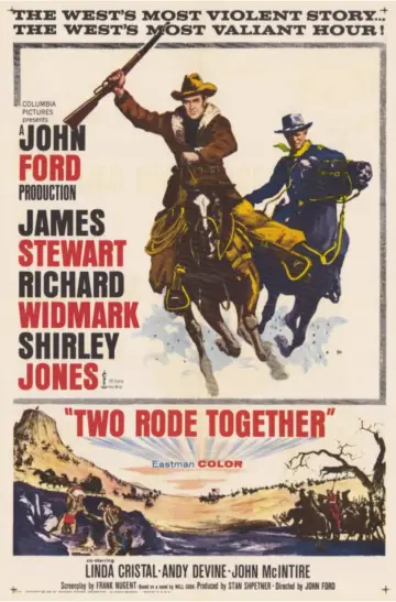 Poster to the movie "Two Rode Together" #1052112
