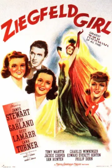 Poster to the movie "Ziegfeld Girl" #1136523