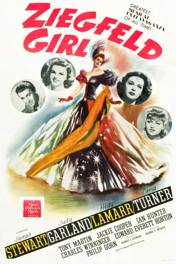 Poster to the movie "Ziegfeld Girl" #1136528