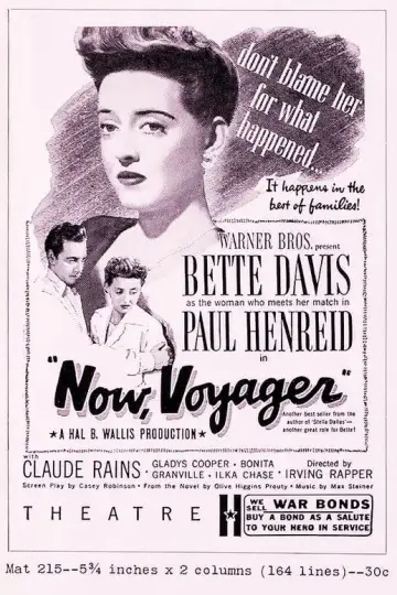 Poster to the movie "Now, Voyager" #1041612
