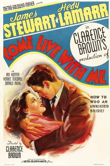 Poster to the movie "Come Live with Me" #981168