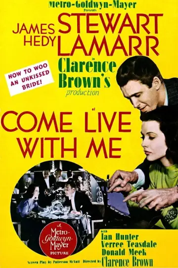 Poster to the movie "Come Live with Me" #981175