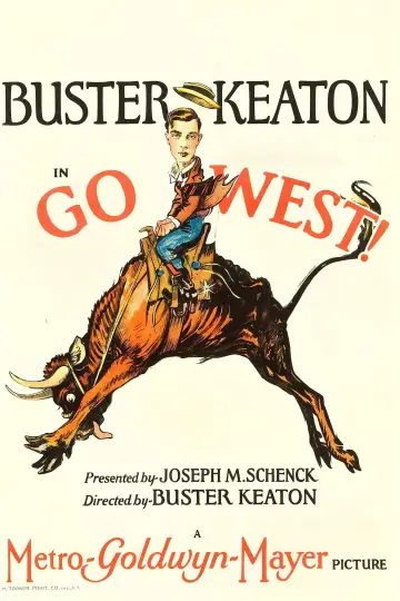 Poster to the movie "Go West" #1116859