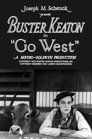 Poster to the movie "Go West" #1116862