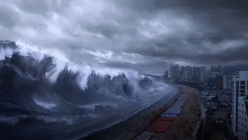 Backdrop to the movie "Tidal Wave" #254630