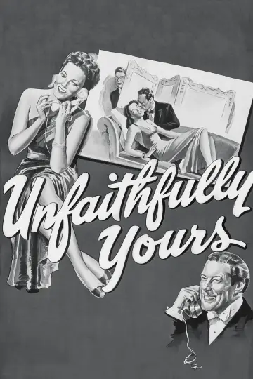 Poster to the movie "Unfaithfully Yours" #1132182