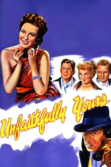Poster to the movie "Unfaithfully Yours" #1192401