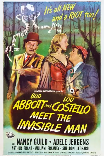 Poster to the movie "Bud Abbott and Lou Costello Meet the Invisible Man" #1065476