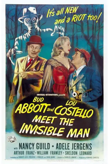 Poster to the movie "Bud Abbott and Lou Costello Meet the Invisible Man" #1065478
