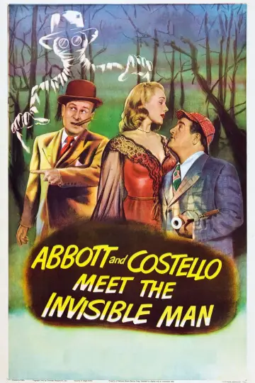 Poster to the movie "Bud Abbott and Lou Costello Meet the Invisible Man" #1065482