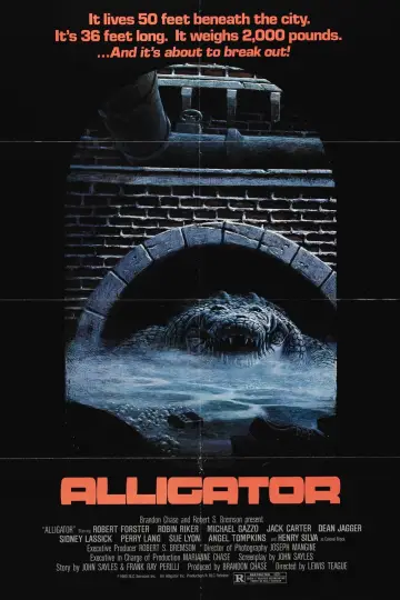 Poster to the movie "Alligator" #345966