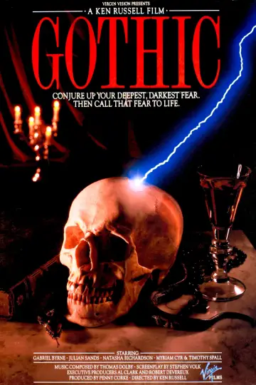 Poster to the movie "Gothic" #1136283