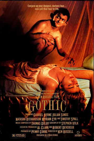 Poster to the movie "Gothic" #1136285