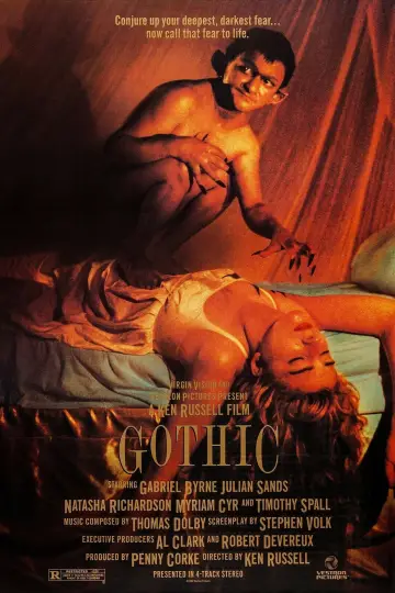 Poster to the movie "Gothic" #1136288
