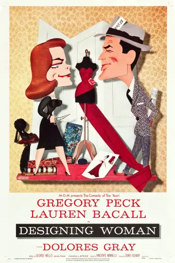 Poster to the movie "Designing Woman" #1133892