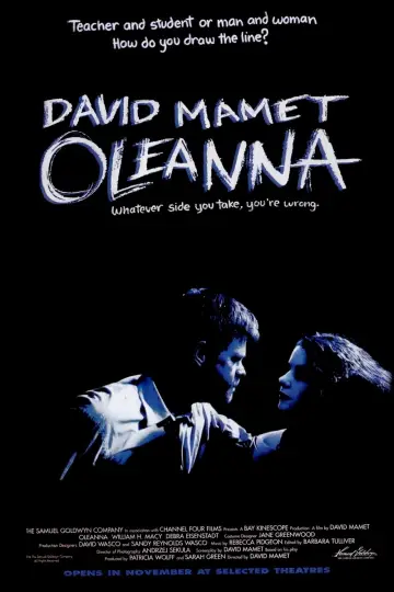 Poster to the movie "Oleanna" #1130901