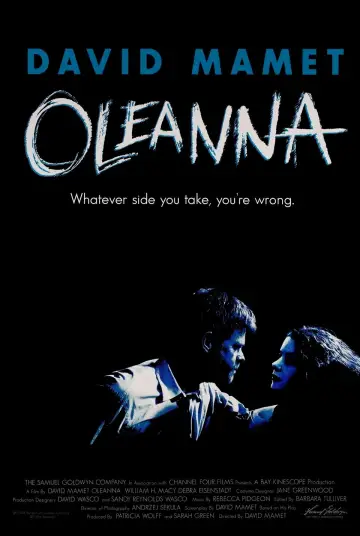 Poster to the movie "Oleanna" #1130902