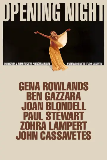 Poster to the movie "Opening Night" #902321