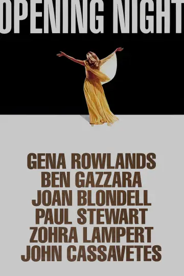 Poster to the movie "Opening Night" #902324