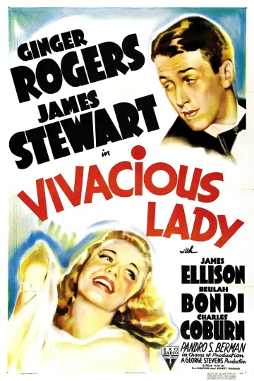 Poster to the movie "Vivacious Lady" #1131057