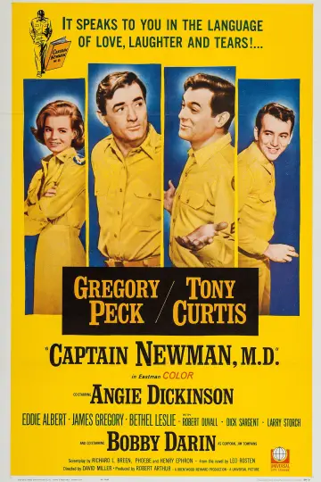 Poster to the movie "Captain Newman, M.D." #1573750