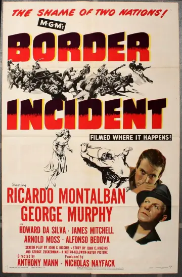 Poster to the movie "Border Incident" #1096161