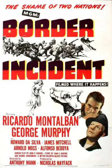 Poster to the movie "Border Incident" #1096162
