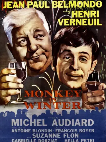 Poster to the movie "A Monkey in Winter" #1118214