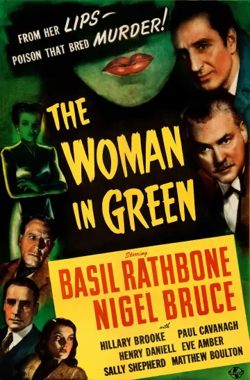 Poster to the movie "The Woman in Green" #1092467