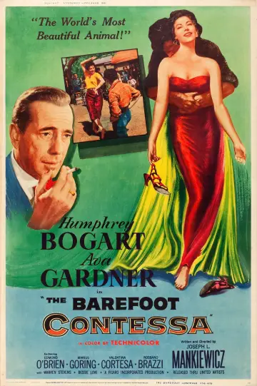 Poster to the movie "The Barefoot Contessa" #1049075