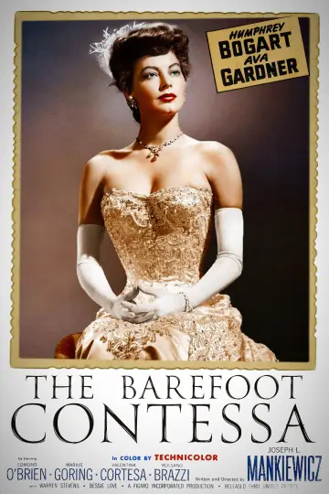Poster to the movie "The Barefoot Contessa" #1049081