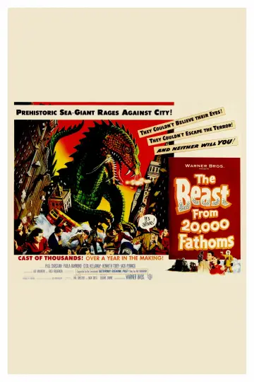 Poster to the movie "The Beast from 20,000 Fathoms" #1020310