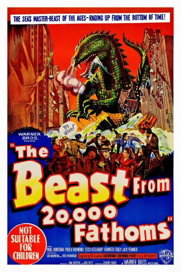 Poster to the movie "The Beast from 20,000 Fathoms" #1020313